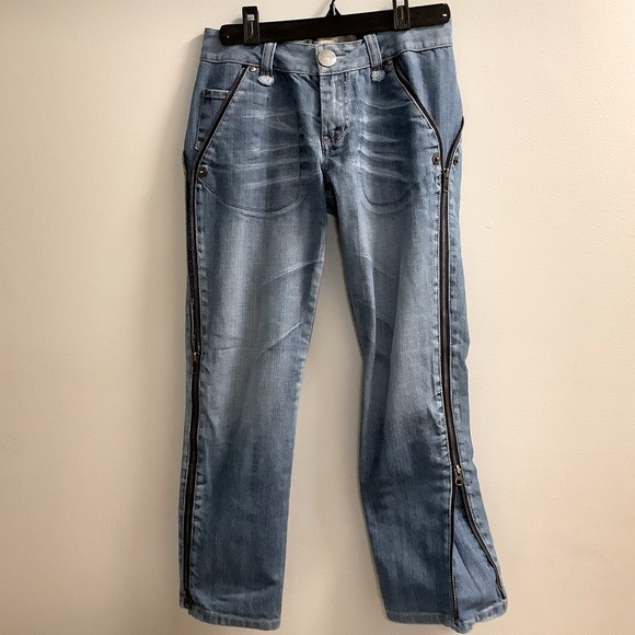TOUGH Jeansmith side zipper jeans. Size~29 - Picture 1 of 6